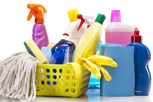 Detailed post-renovation cleaning of kitchen surfaces and fixtures in Tjohnswood