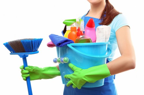 Cleaning team working through a one-off property reset in Tjohnswood