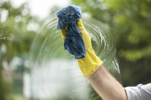 Local cleaners removing construction dust from a renovated property in Tjohnswood
