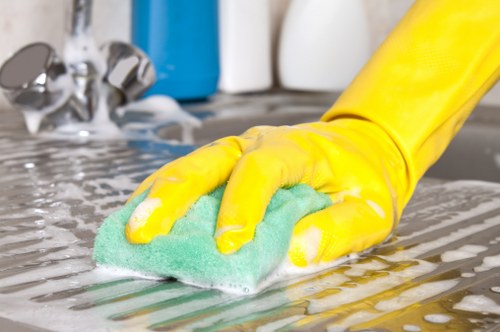 Local cleaning team preparing a Tjohnswood property for routine service
